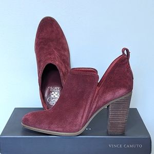 Vince Camuto Francia suede booties 8.5M